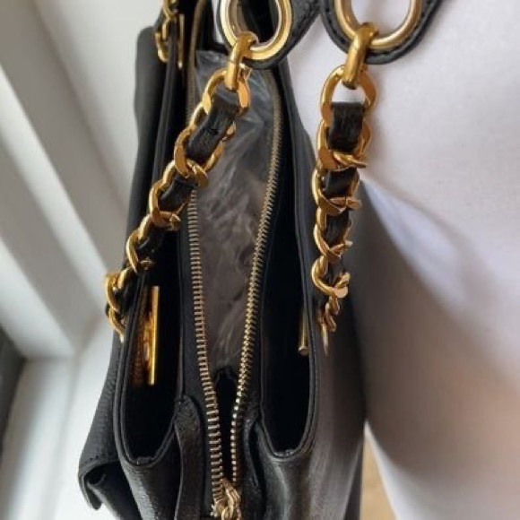 Chanel Vintage Black Caviar Front Flap Shoulder Bag - Picture 6 of 10